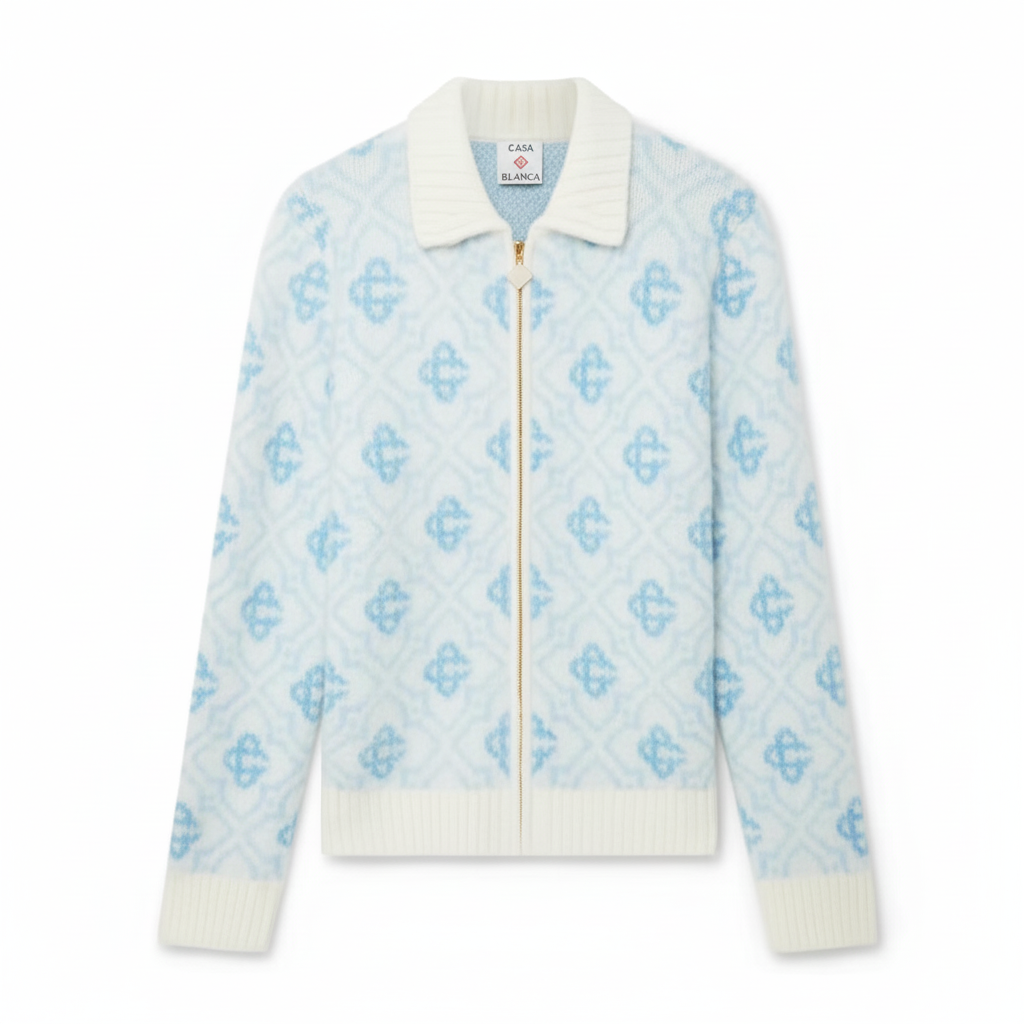 GlimerLine™ - Luxuriöser Cardigan mit Reißverschluss